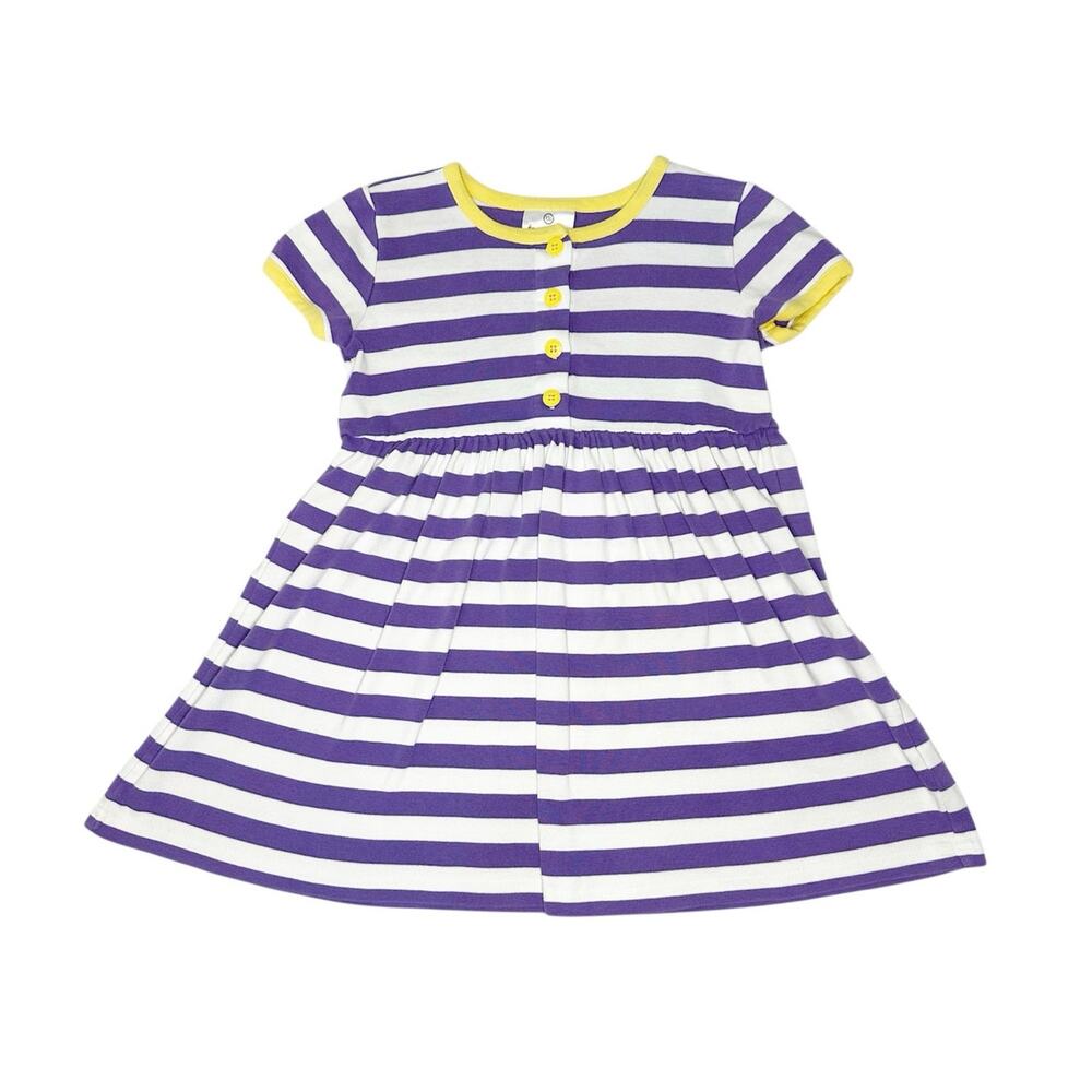 Hanna Andersson Striped Day Play Dress Size 110cm (5)
